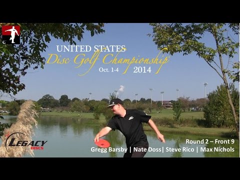 The Disc Golf Guy - Vlog #242 - USDGC - Round 2 - Gregg Barsby, Nate Doss, Steve Rico, Max Nichols